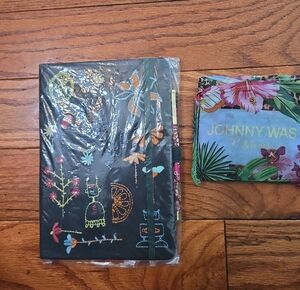 Johnny Was Floral Journal W Pen & Foldable Tote